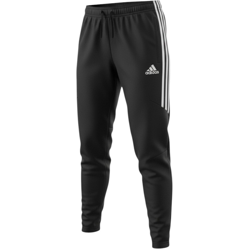 Adidas Mens Black 3-Stripe Athletic Gym Training Shorts Size Small S
